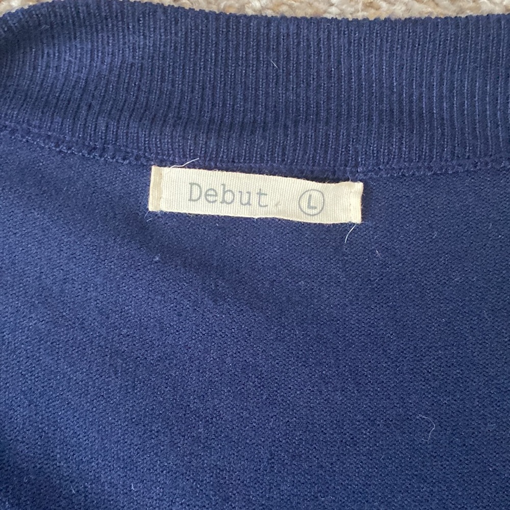 Debut Long Sleeve Button Up Cardigan - Picture 6 of 12